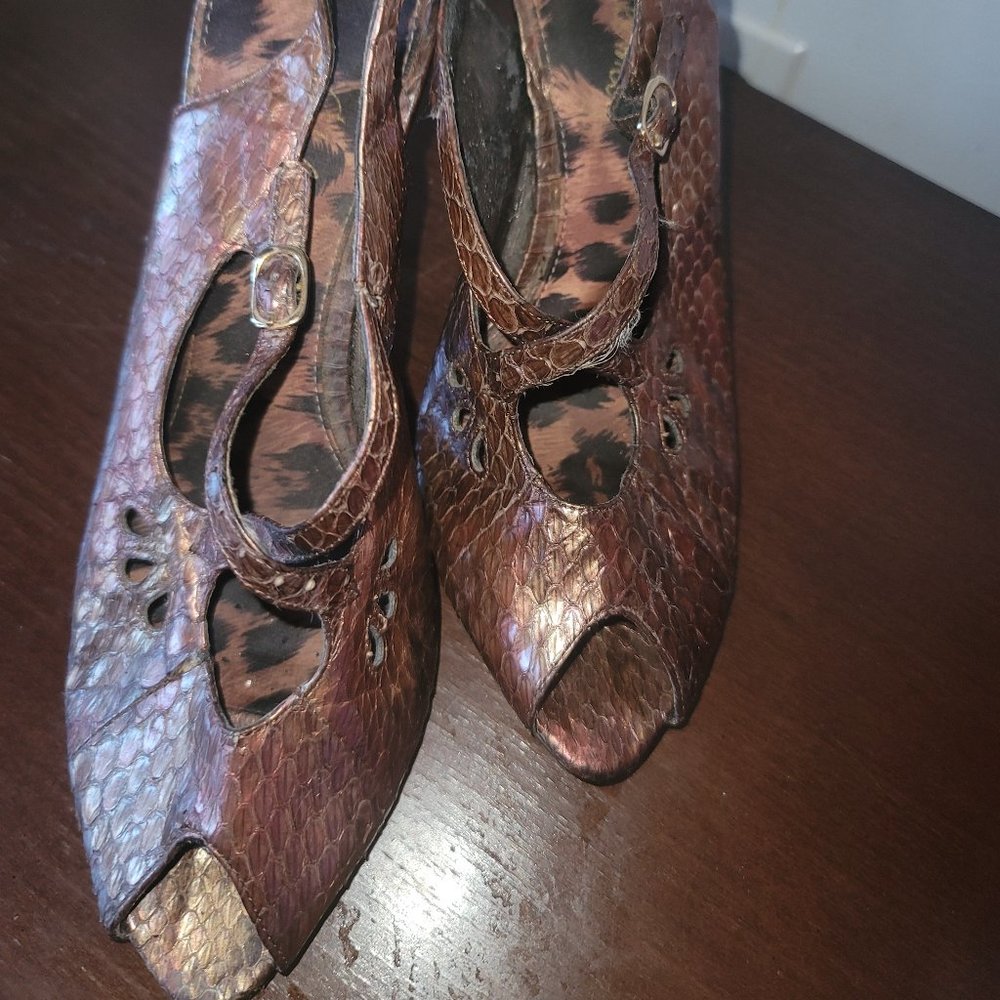 Sam Edelman "Nebraska" leather upper heels